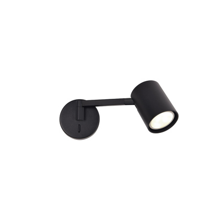 Kinkiet z wysięgnikiem Snow NEW czarny 1xGU10 Light Prestige LP-731N/1WL BK