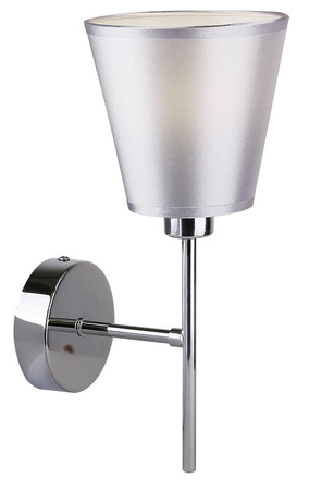 VOX LAMPA KINKIET 1X40W E14 CHROM Z ABAŻUREM Candellux 21-70616