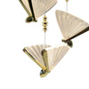 Lampa wisząca Mariposa Motyle 3 złota LED CCT Light Prestige LP-1715/3P