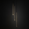 PIANO BLACK GOLD LAMPA WISZACA 3 TK Lighting 10117