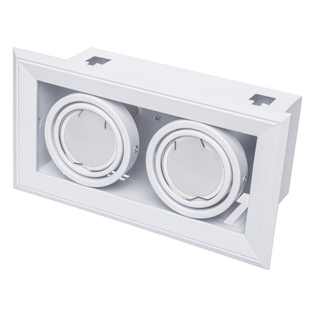 LAMPA PODTYNKOWA BLOCCO BIAŁY 2x7W GU10 LED ML473