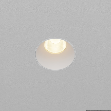 Oczko sufitowa bezramkowe do zagipsowania DIP LED 3000K Maytoni DL119-10W-3K-TRS-W