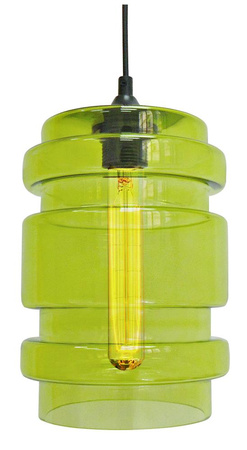 DECORADO LAMPA WISZĄCA 18 1X60W E27 KLOSZ ZIELONY + ŻARÓWKA Candellux 31-36650