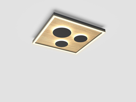 Lampa sufitowa, plafon DIJON 40cm LED Wofi Premium 9012-306S ze ściemniaczem