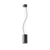 Czarna TUBA lampa wisząca LED o średnicy 7,5cm z CRI 90 Efir P089PL-15W3K-B Maytoni