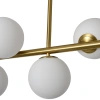 Lampa wisząca złota siedem białych kul Bolti 7xE14 PLC0104-GD Yaskr