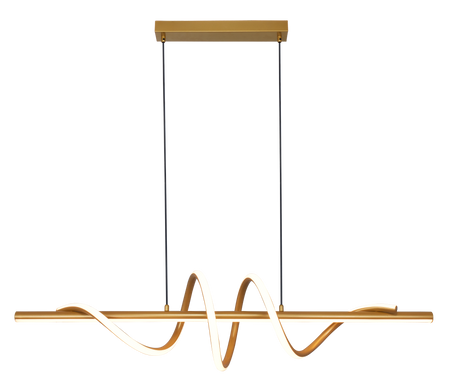 Złota lampa wisząca spirala 120cm VELENNE LED 3000K Zuma Line P241249402