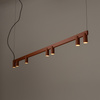 Lampa wisząca podłużna 150cm w kolorze terakota z dodatkowym podświetleniem FOURTY LINE LED VII Nowodvorski 12423