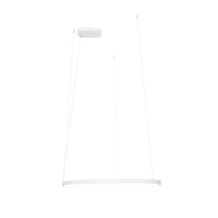 Lampa wisząca biały pierścień o średnicy 60cm IP44 Maxlight P0655 Visual Hor 24W