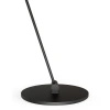 Czarna lampa stojąca z panelem LED w kolorze różowe złoto Solenia dotykowa 1xLED FL0104 Yaskr