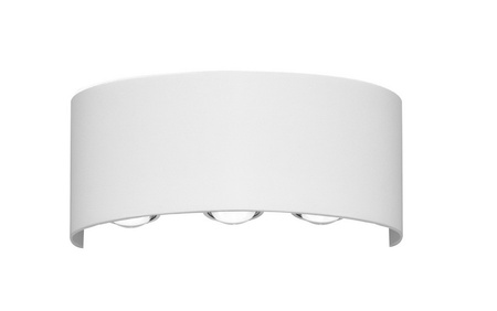 Kinkiet ogrodowy ORTELO LED IP54 Italux OWL-6650-4-WH-3K