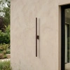 Brązowy kinkiet elewacyjny LED 90cm BARI RUST Kaja Lighting K-8245