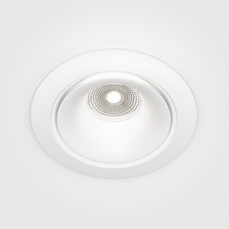Białe oczko podtynkowe 9,8cm LED 4000K Yin DL031-L12W4K-W Maytoni