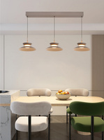 Lampa wisząca trójka prosta Gubbio kaszmirowa Aviano Lighting 7060-313
