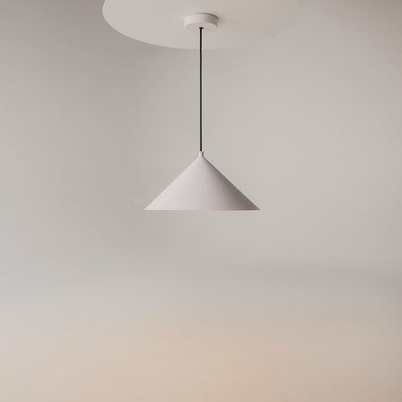 Lampa wisząca biały stożek o średnicy 35cm 1xE27 Basic colors MOD167PL-01W Maytoni
