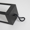 Lampka przenośna zewnętrzna ładowana przez USB HEDDA IP54 BK AZZARDO AZ5700