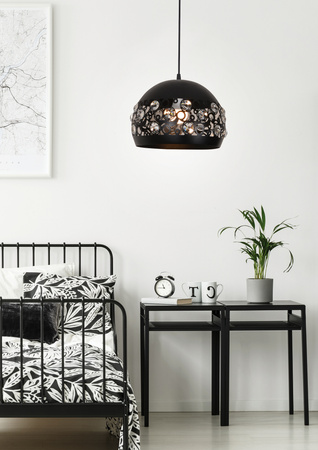 JOLINA LAMPA WISZĄCA 30 1X40W E27 CZARNY Candellux 31-69696