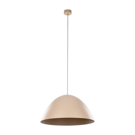 Metalowa lampa wisząca w kolorze beżowym o średnicy 50cm FARO SABIA 1xE27 Tk Lighting 10658