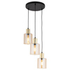 SIERRA GOLD AMBER LAMPA WISZĄCA 3 TK Lighting 6667