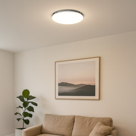 Plafon MAYA Chrome 36W LED Ø500 Milagro ML1833