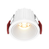 Okrągła biała oprawa wpuszczana 2700K Alfa LED DL043-01-10W2.7K-RD-W-DE Maytoni