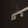 Lampa wisząca beżowa belka z tubami FOURTY LINE LED 900 Nowodvorski 12297