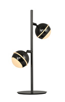 Lampa stojąca dwójka Biarritz LED czarny chrom Aviano Lighting 8047-205