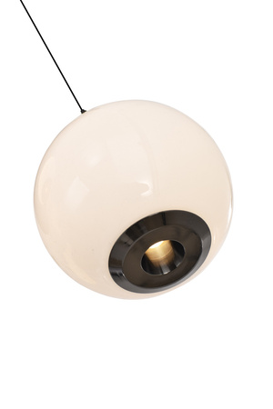 Lampa wisząca czwórka prosta LED Luberon czarny chrom Aviano Lighting 7051-405