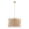 Lampa wisząca z juty o średnicy 50cm HARMONY SABIA JUTA 3XE27 Tk Lighting 11461