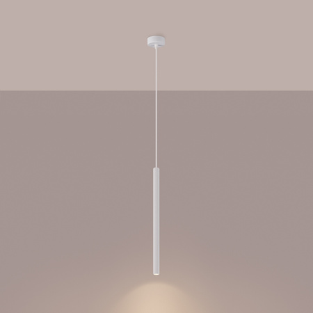 Lampa wisząca ARCHE 1 biała Sollux SL.1337