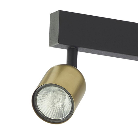 TOP BLACK/GOLD LAMPA SUFITOWA 6 PŁ TK Lighting 1022