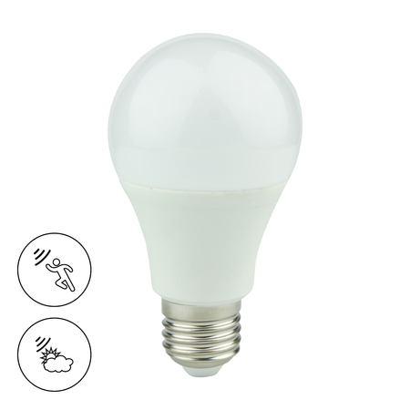 Żarówka LED 9W A60 E27 3000K Zmierzchowo-Ruchowa Eko-Light EK8046