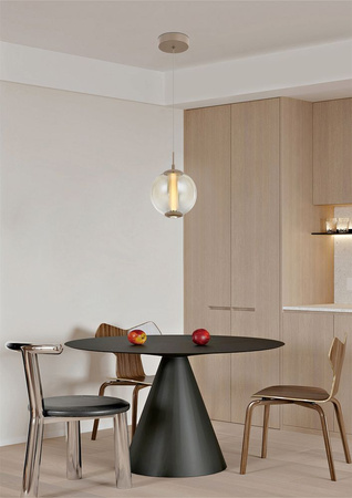 Lampa wisząca jedynka Orleans kaszmirowa Aviano Lighting 6041-113