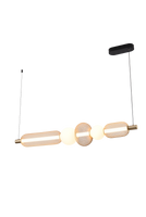 Nowoczesna lampa wisząca nad stół SAAR LED Zuma Line MD2596-5B-3BGT