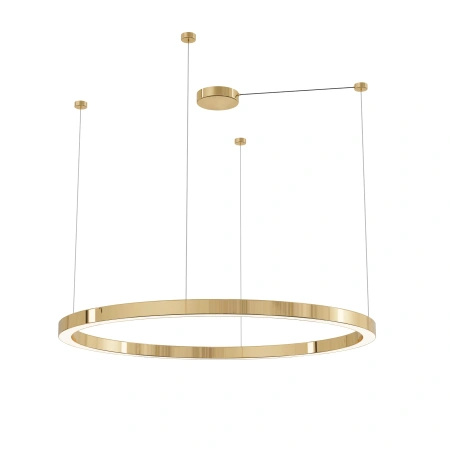 Żyrandol, złota lampa wisząca o średnicy 120cm Aurum L 1xLED 3000K PL0116-130 Yaskr