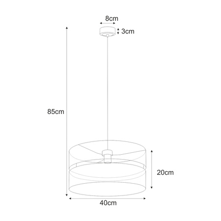 Lampa wisząca K-5501 z serii MALAVI Kaja Lighting