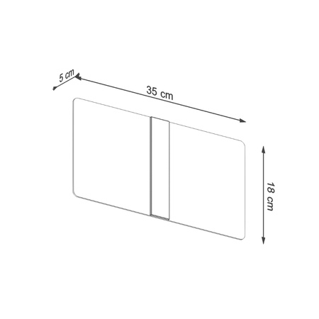 Kinkiet AZALIA szklany biały Sollux Lighting SL.1006