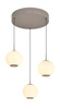 Lampa wisząca trójka okrągła LED Luberon kaszmirowa Aviano Lighting 5051-313