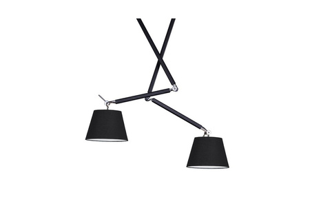 Lampa wisząca ZYTA 2 S chromowana AZzardo MD2300-2S abażury 36cm - kolor do wyboru