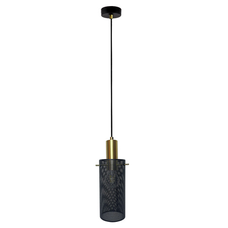 Lampa wisząca pojedyńcza metalowa Tirana 1 czarna 1xE27 Light Prestige LP-945/1P BK