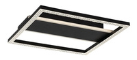 Czarna ramka kwadratowa lampa sufitowa LED 4000K Donya Rabalux 71373