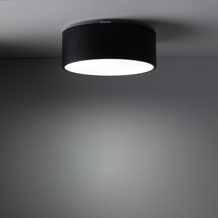 Plafon czarny do łazienki 30cm LIVO BLACK S IP54 2xE27 Tk Lighting 10984