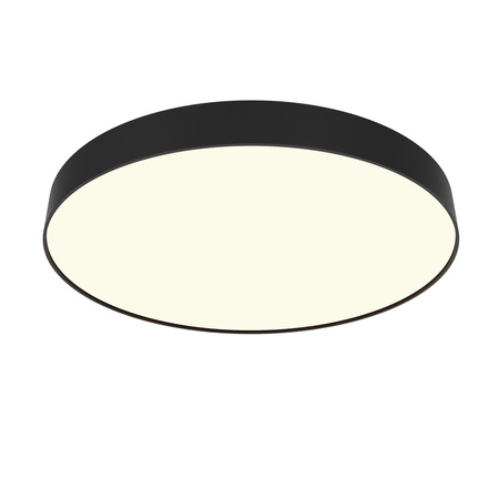 Czarna okrągła lampa sufitowa o średnicy 60cm LED 3000K Zon C032CL-90W3K-RD-B Maytoni