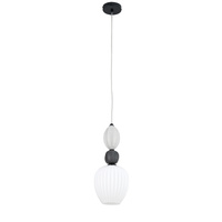 Lampa wisząca z elementami ceramiki i szkła 1xE14 CORALS Nowodvorski 11974