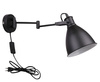 Espera lampa kinkiet 1x40w e27 czarny z przewodem przył. z wtyczką i włącznikiem Candellux 21-85238