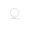 Plafon Platillo 21 cm czarny LED CCT Light Prestige LP-8102/1C-12W BK CCT