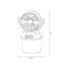 Lampka solarna stołowa z wiatrakiem Vent 6W 3000K + 6500K Eko-Light EKO2486