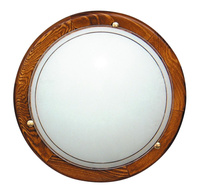 1030 LAMPA SUFITOWA PLAFON40 DREWNO STANDARD 2X60W E27 DĄB Candellux 14-32143