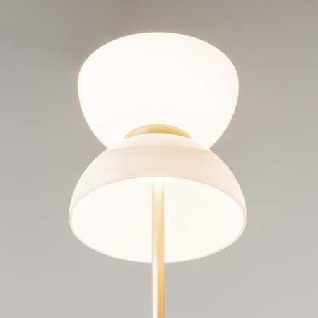 Lampa podłogowa z białym ciekawym kloszem LED 3000K Kyoto MOD178FL-L11G3K Maytoni