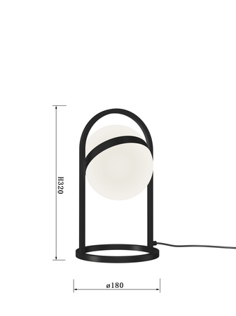Lampa stołowa AVIGNON LED dotykowa Wofi Premium 8046-102